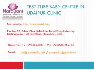 Test tube baby centre in Udaipur Clinic