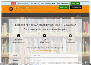 Coursework Help Malaysia