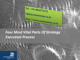 Four Most Vital Parts of Strategy Execution Process