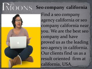 Seo company california