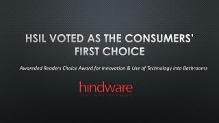 HSIL Voted As the Consumers’ First Choice