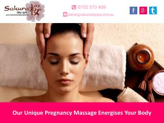 Our Unique Pregnancy Massage Energises Your Body