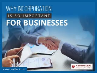 4 Reasons to Incorporate your Business