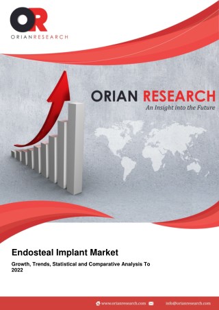 Endosteal Implant Industry Segments, Trends, Growth, Size, Segments, Analysis to 2022