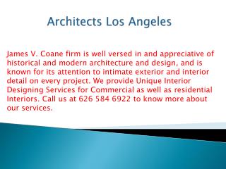 Architects Los Angeles