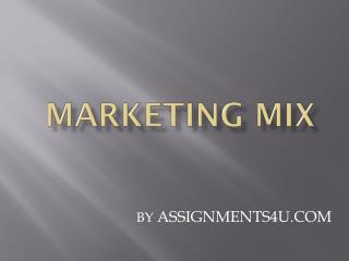 Marketing Mix