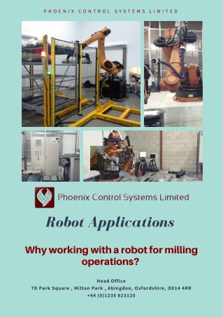 Why working with a robot for milling operations?