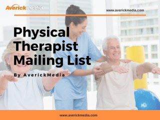 Physical Therapist Mailing List