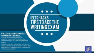 IELTS Hacks Tips to Ace the Writing Exam