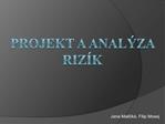 Projekt a anal za riz k