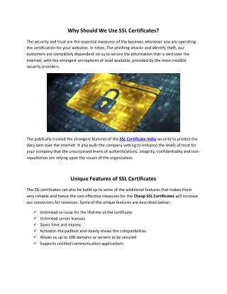 Cheap SSL Certificates