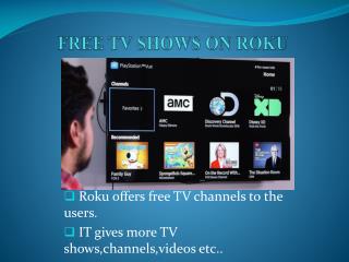 Free Off the map TV show on Roku