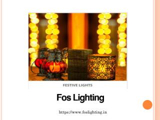 Buy Festival Lighting at Fos Lighting