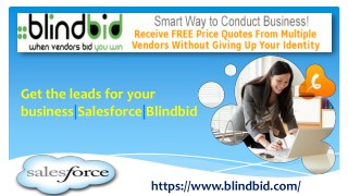 Get free business quotes from Blindbid vendors