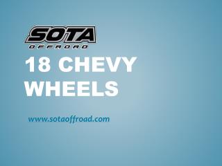 18 Chevy Wheels - www.sotaoffroad.com