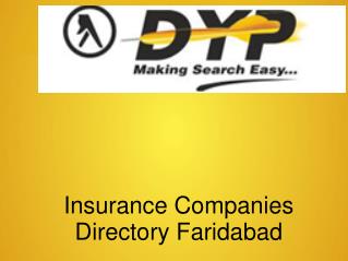 Insurance Companies Directory Faridabad
