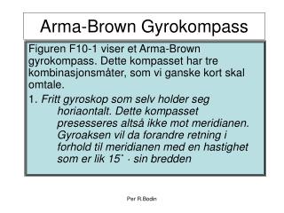 Arma-Brown Gyrokompass