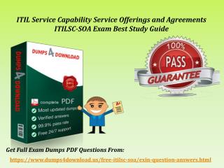 2017 Latest Exin ITILSC-SOA Exam Study Material - ITILSC-SOA Dumps Dumps4Download