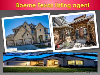 Boerne Texas listing agent