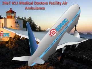 Medivic Aviation Air Ambulance from Ranchi to Delhi at Low Price