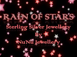 RAIN OF STARS Sterling Silver Jewellery | Sterling Silver Earrings With Star Pendant