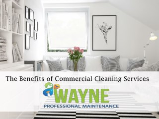 The Benefit Of Commercial Cleaning Services