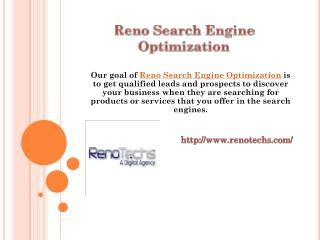 Reno Search Engine Optimization