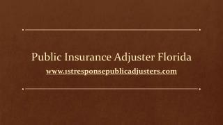 Insurance Adjuster in Miami