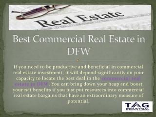 Best Commercial Real Estate in DFW
