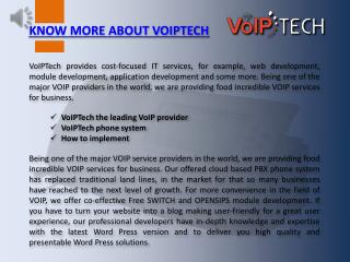 Leading International VoIP provider