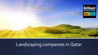 Best Landscaping Companies in Qatar