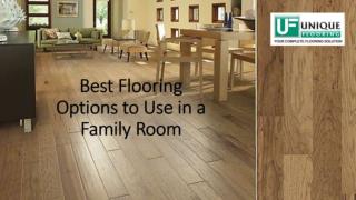 Best Flooring Options to Use in a Family Room