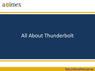 All About Thunderbolt