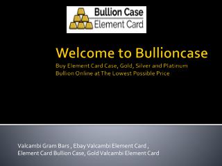 Chance to win EC Bullion Case