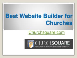 Best Website Builder for Churches - Churchsquare.com