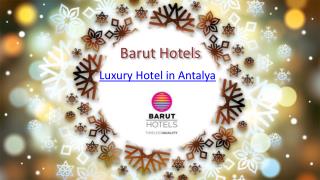 Antalya 5 Star Hotel - Spa & Wellness in antalya