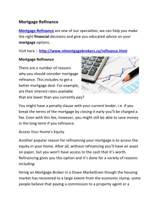 Mortgage Refinance