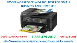 Epson WorkForce WF-2760: Best For Small Business And Home Use