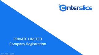 Private Limited Company Registration in India