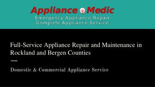 Appliance Repair Services | Appliance Medic
