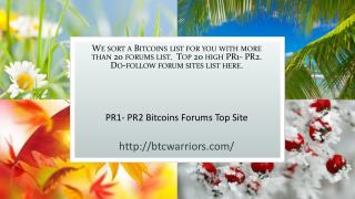 Bitcoins Community Forums