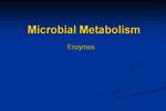 Microbial Metabolism
