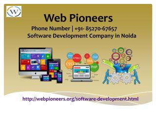 Software Development Company in Noida | Web Pioneers