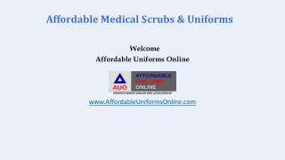 Affordable Medical Scrubs & Uniforms