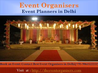 Event Planners in Delhi