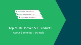 Best Multi-Domain SSL certificates