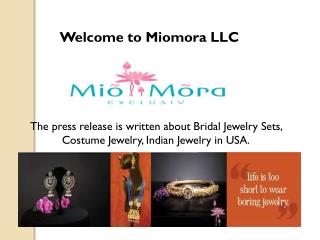 Indian Jewelry in USA to make the fantastic persona