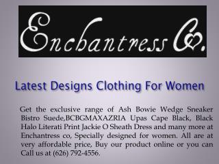 Latest Designs Clothing For Women