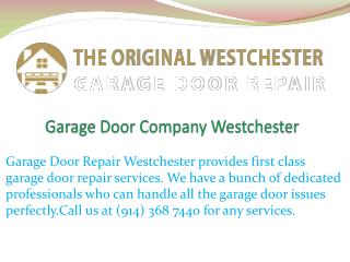 Garage Door Company Westchester