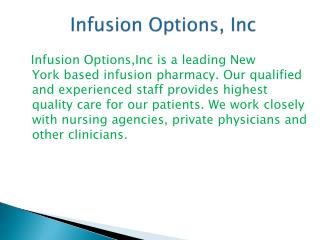 Infusion Options, Inc